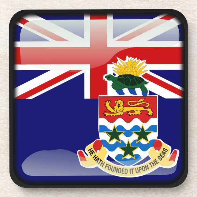 Porta-copo Bandeira das Ilhas Cayman (Frente)