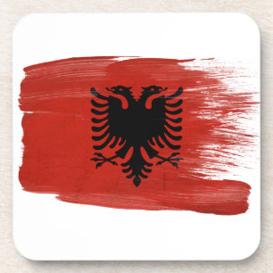 Porta-copo Bandeira de Albânia
