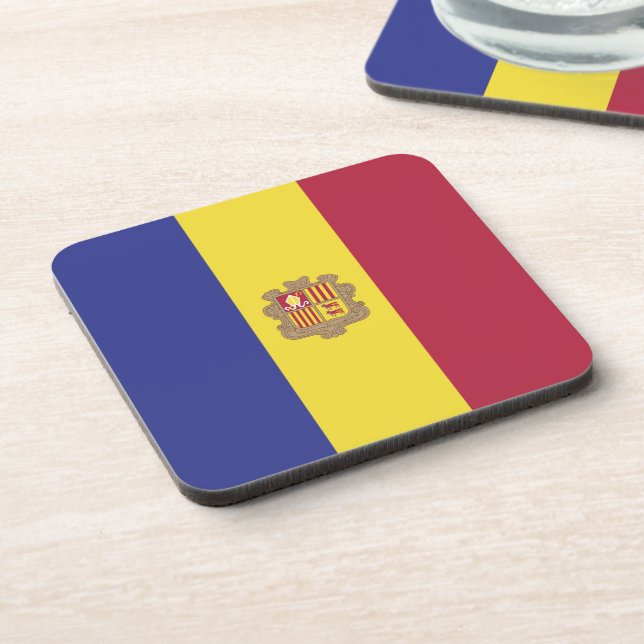 Porta-copo Bandeira de Andorra (Left Side)