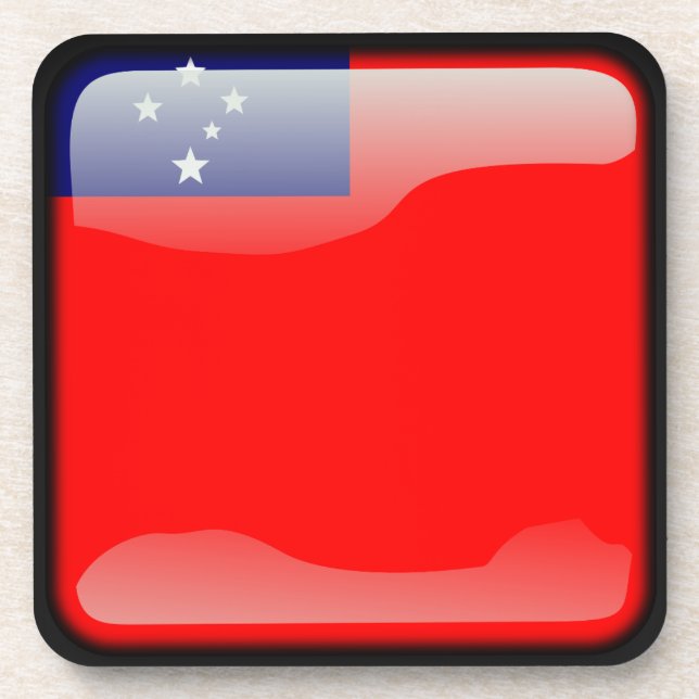 Porta-copo Bandeira de Samoa (Frente)