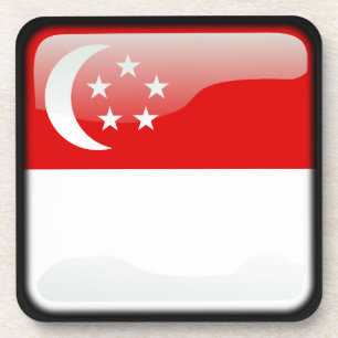 Porta-copo Bandeira de Singapura