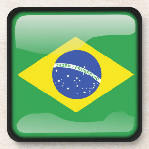 Porta-copo Bandeira do Brasil