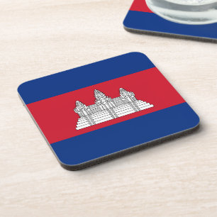 Porta-copo Bandeira do Camboja