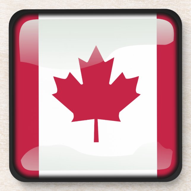 Porta-copo Bandeira do Canadá (Frente)
