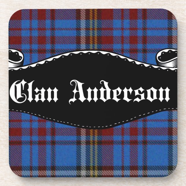 Porta-copo Bandeira do Clã Anderson (Frente)