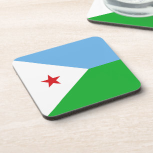 Porta-copo bandeira do Djibuti