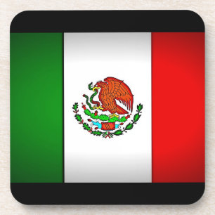 Porta-copo Bandeira do México Estilizada