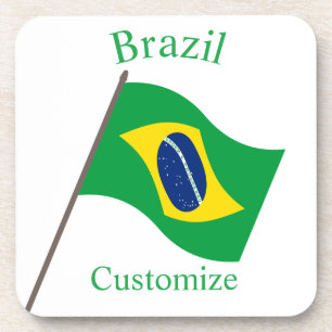 Porta-copo Bandeira do País Brasil Thunder_Cove