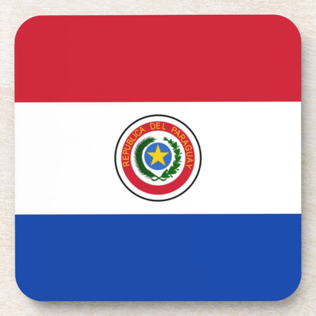 Porta-copo Bandeira do Paraguai (Frente)