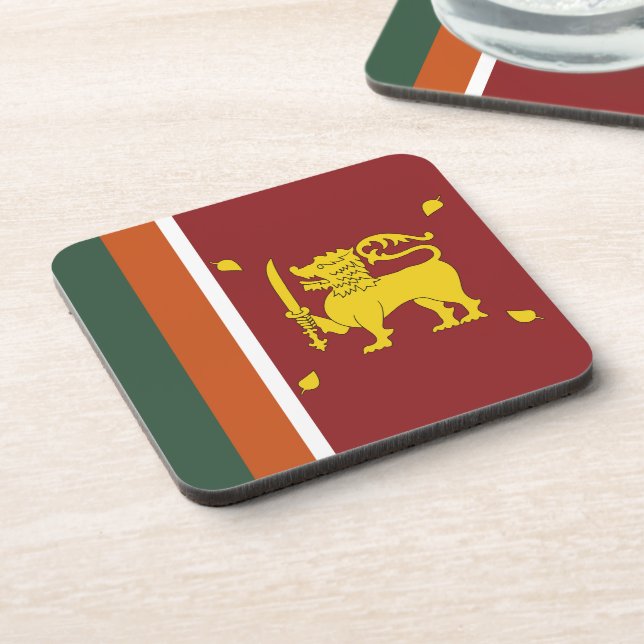 Porta-copo Bandeira do Sri Lanka (Left Side)