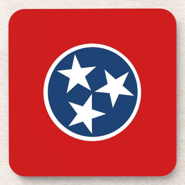 Porta-copo Bandeira do Tennessee (Frente)