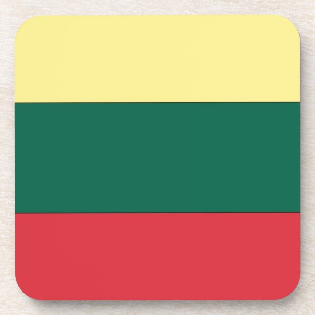 Porta-copo Bandeira Nacional da Lituânia (Frente)