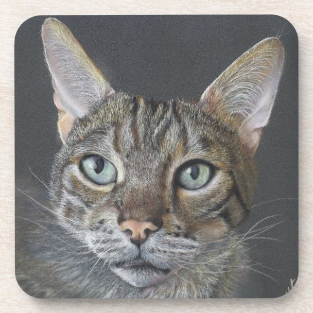 Porta-copo Bandeja para gato bengala (Frente)