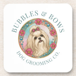 Porta-copo Bandeja para Salão de Embelezamento de Shih Tzu