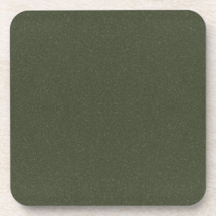 Porta-copo Bandeja Texturizada de Plástico Verde Musgo para C