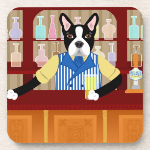 Porta-copo Bar da cerveja de Boston Terrier