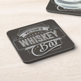 Porta-copo Bar Whiskey da Etiqueta de Liquidez Deluxe Antigo 