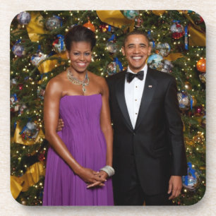 Porta-copo Barack Obama Presidente dos EUA Casa Branca Natal 