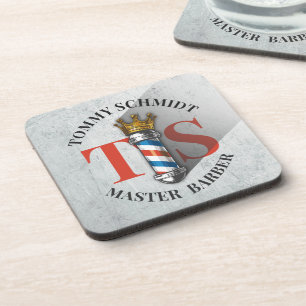 Porta-copo Barber Hair Compra Rei Coroa Barbeiro Par Salão