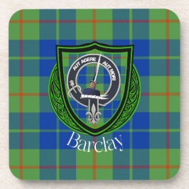 Porta-copo Barclay Scottish Clan Tartan & Crest