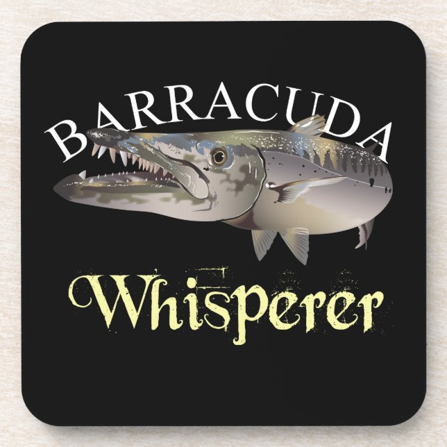 Porta-copo Barracuda Whisperer - Cor Escura (Frente)