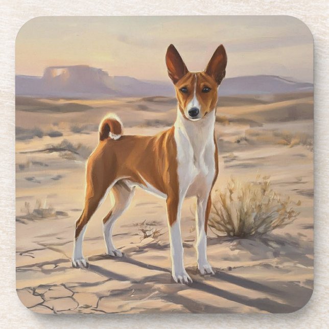 Porta-copo Basenji (Frente)
