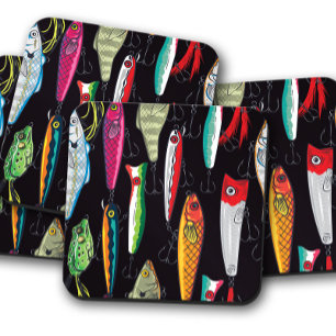 Porta-copo Bass Lure Mania   Conjunto de Portas copos de Spor