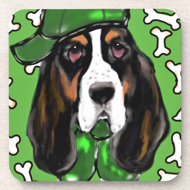 Porta-copo Basset Hound (Frente)