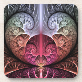 Porta-copo Batimento cardíaco, Arte fractal abstrata surreal 