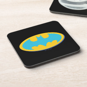 Porta-copo Batman Símbolo de faixas cianas