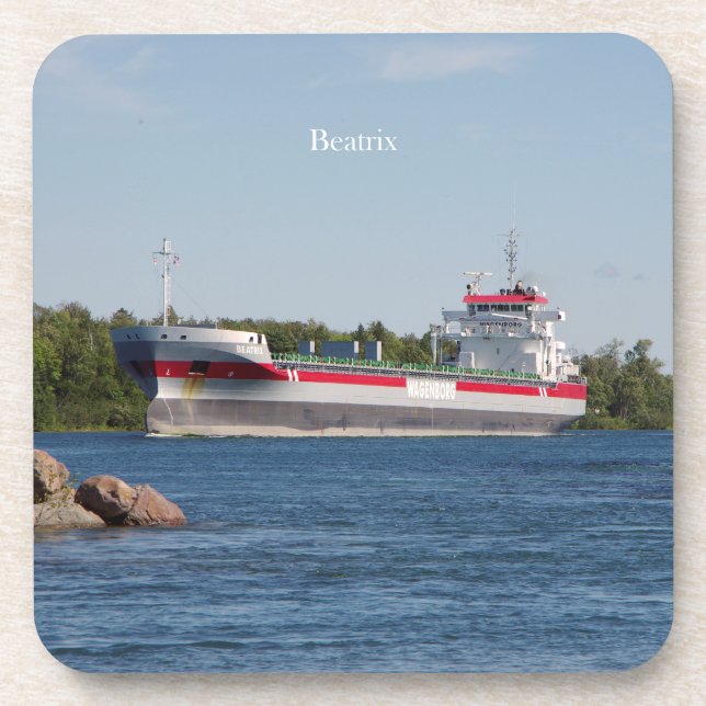 Porta-copo Beatrix set de 6 portas copos plásticas (Frente)