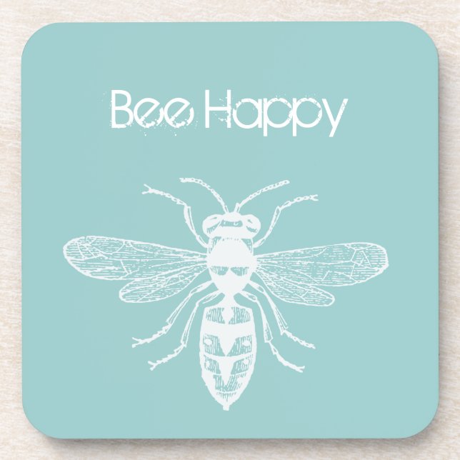 Porta-copo Bee Happy (Frente)
