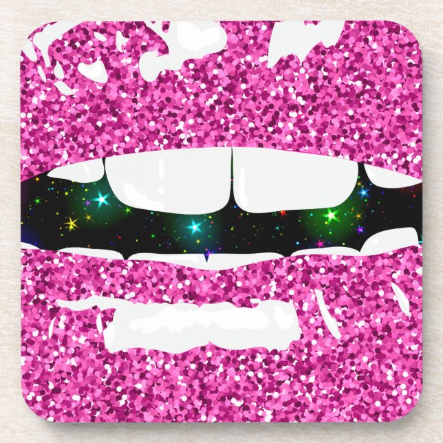 PORTA-COPO BEIJO GLITTERY (Frente)