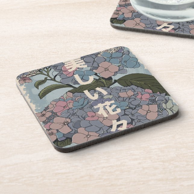Porta-copo Belas Flores Japonesas (Left Side)