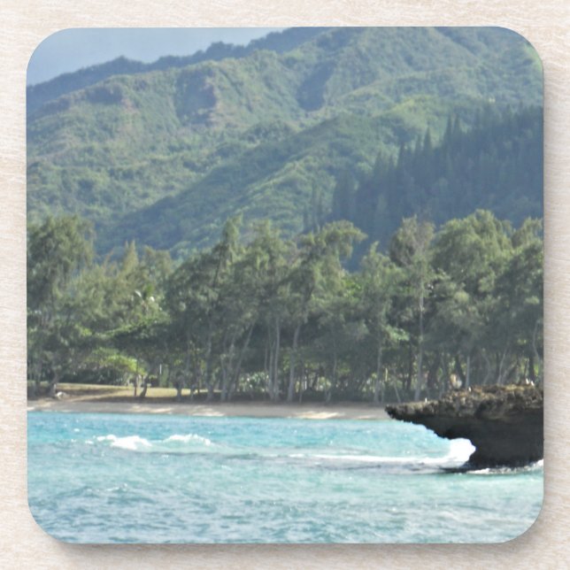 Porta-copo Belas Portas copos Cênicas de Férias do Havaí (Frente)