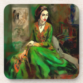 Porta-copo Beleza em Verde