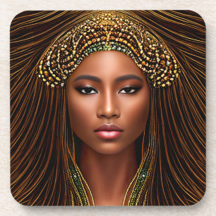 Porta-copo Beleza Real Africana: Celebrando a História Negra