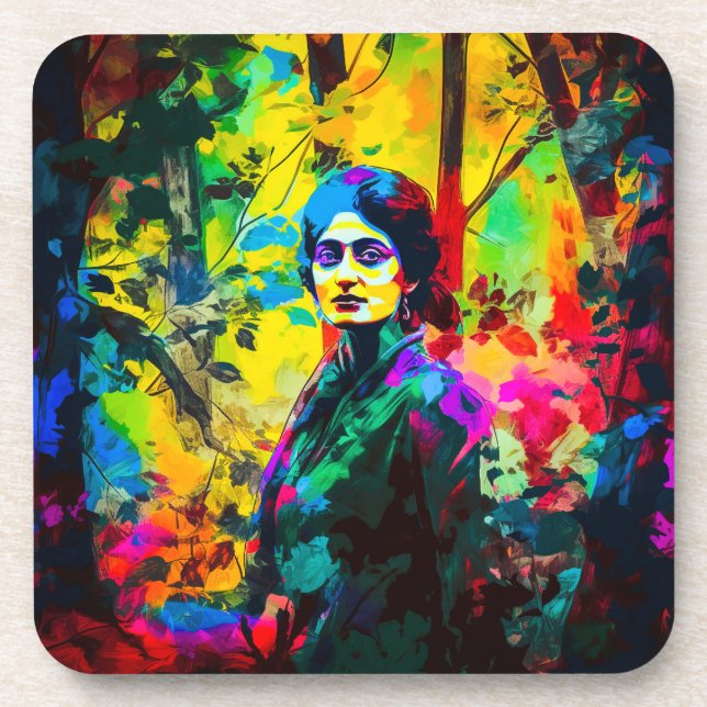 Porta-copo Beleza vibrante (Frente)