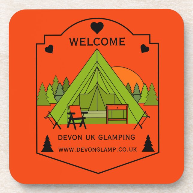 Porta-copo Bell Tent Glamping Business (Frente)