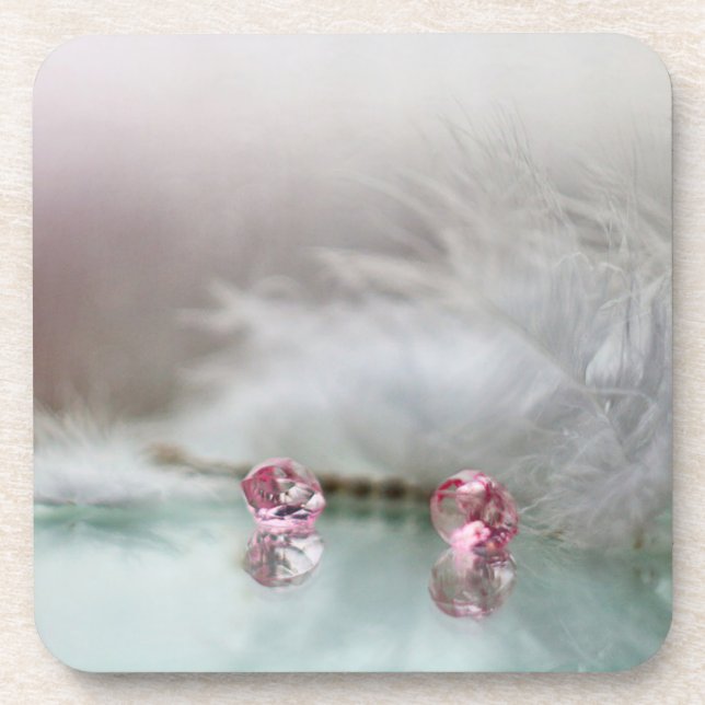 Porta-copo Belo belo bobby pino joalharia, cor de rosa (Frente)