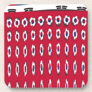 Porta-copo Belo e pequeno sinalizador coreano Design A Red Ba