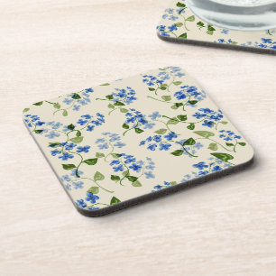 Porta-copo Belo padrão floral sem costura