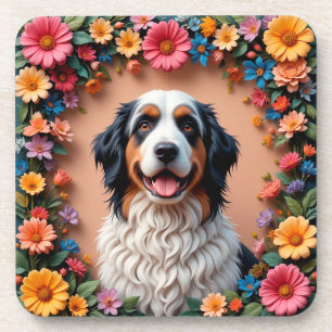 Porta-copo Belo Retrato de Cachorro