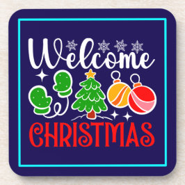 Porta-copo Bem-vindo Natal