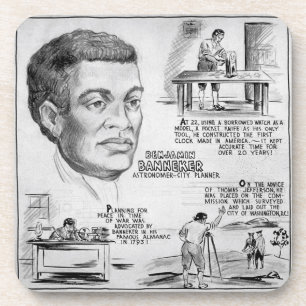 Porta-copo Benjamin Banneker: Cientista Negro e Revolucionári