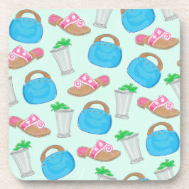 Porta-copo Bermuda Bag Sandals Mint Julep Preppy