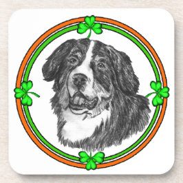 Porta-copo Bernese Mtn Dog St Patricks