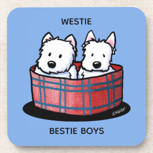 Porta-copo Besties do KiniArt Westie