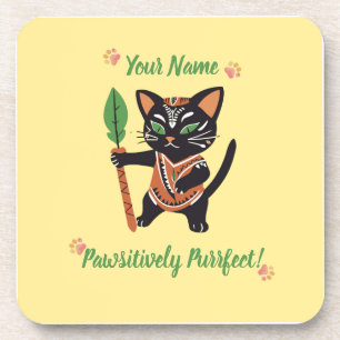 Porta-copo Bibelô de Apoio para Gatos Personalizado - Fofo & 