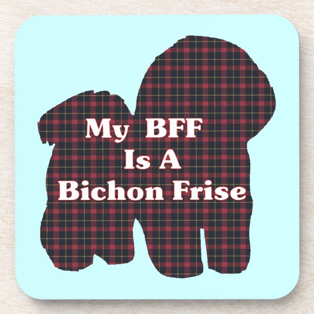 Porta-copo Bichon Frise BFF (Frente)